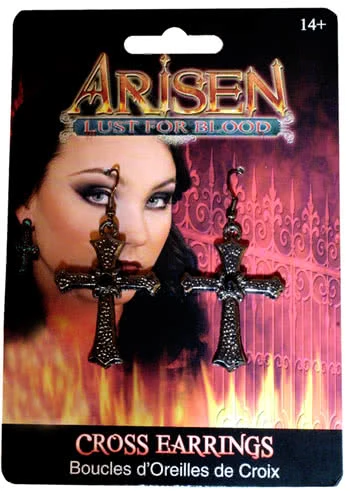 Gothic Kreuz Ohrringe 3 Gothic Kreuz Ohrringe