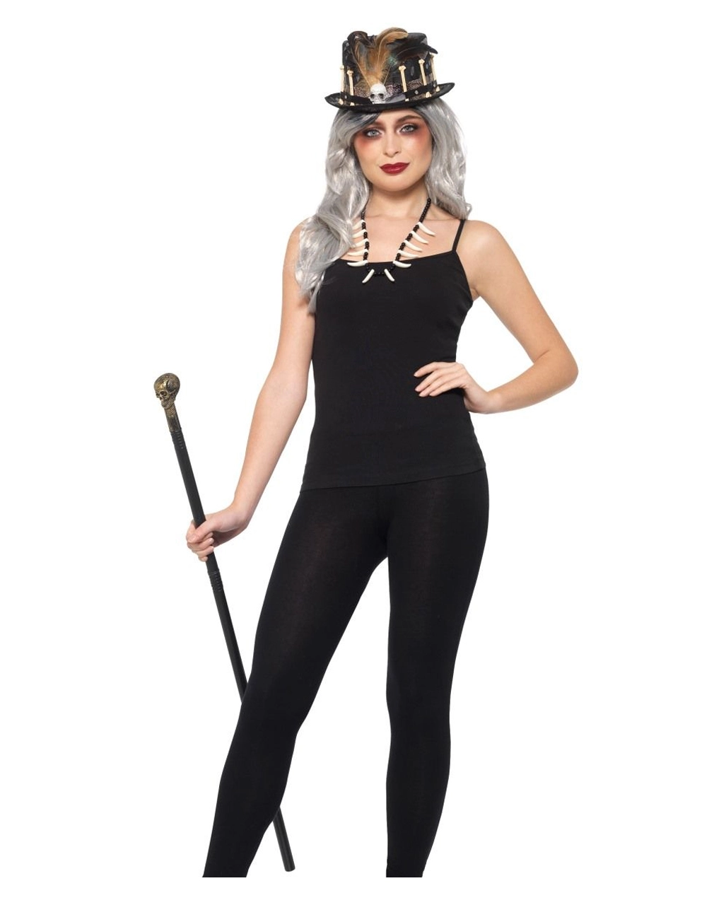 3-tlg. Voodoo Kostümzubehör Kit 4 3-tlg. Voodoo Kostümzubehör Kit – Bild 2