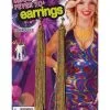 70er Jahre Disco Fransen Ohrringe 1 70er Jahre Disco Fransen Ohrringe -Cosplay Verkäufe 70er jahre disco fransen ohrringe als kostuemschmuck 70ies gold chain earrings 38890 01