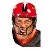 American Football Helm Rot -Cosplay Verkäufe american football helm rot quarterback kostuem zubehoer amerikanischer fussball helm fuer fasching 28874