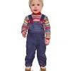 Bad Chucky Puppe Kleinkinderkostüm -Cosplay Verkäufe bad chucky puppe kleinkinderkostuem chucky overall chucky kostuem halloween kinderkostuem 51994 01