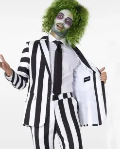 Beetlejuice Anzug - Suitmeister -Cosplay Verkäufe beetlejuice anzug suitmeister opposuits anzug beetlejuice kostuem anzug beetlejuice verkleidung gestreifter anzug 54381 2