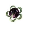 Blumen-Fingerring Mit Strass -Cosplay Verkäufe blumen ring mit strass prinzessin kostuem zubehoer fee verkleidungs accessoires faschingsring 60902