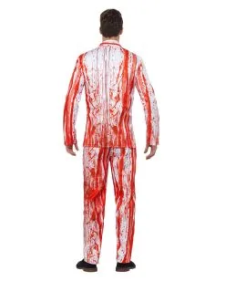Blutiger Anzug Mit Krawatte -Cosplay Verkäufe blutiger anzug mit krawatte kostuemanzug mit blutspritzer fuer halloween blood drip suit 35779 4