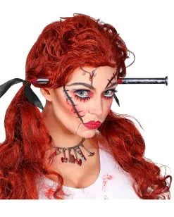 Blutiger Nagel Im Kopf -Cosplay Verkäufe blutiger nagel im kopf haarreifen mit nagel halloween scherzartikel nagel durch kopf 18335 03