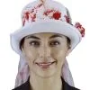 Blutiger Zylinder Mit Knochenhand & Schleier -Cosplay Verkäufe blutiger zylinder mit knochenhand und schleier blutiger kostuemhut horror braut killer braut kostuemaccessoire kostuemzubehoer 53413