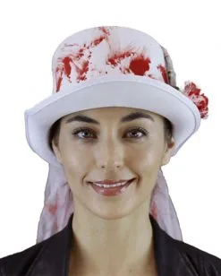 Blutiger Zylinder Mit Knochenhand & Schleier