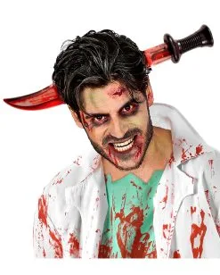 Blutiges Messer Im Kopf -Cosplay Verkäufe blutiges messer im kopf blutiger scherzartikel halloween messer 15558 02