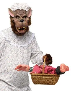 Böser Wolf Im Oma Kostüm -Cosplay Verkäufe boeser wolf maerchenkostuem werwolf tierkostuem rotkaeppchen kostuem mit wolfskostuem 19959 03