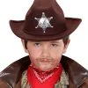 Brauner Cowboy Hut Kindergröße -Cosplay Verkäufe brauner cowboy hut brown cowboy hat western kostuemzubehoer 38507 001