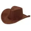 Brauner Cowboy Hut - Wildleder Look -Cosplay Verkäufe brauner cowboy hut wildleder look brown cowboy hat suede look 38509 01