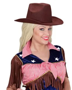 Cowboy Filzhut Braun -Cosplay Verkäufe brauner cowboyhut aus filz cowboy hat karnevalshut westernhut 22970 3