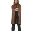 Kapuzenumhang Für Kinder Braun -Cosplay Verkäufe brauner kapuzenumhang fuer kinder abenteurer umhange fuer kinder braunes cape 24006