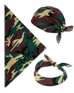 Camouflage Bandana -Cosplay Verkäufe camouflage bandana camouflage kopftuch army bandana military halstuch 54345 04