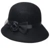 Charleston Flapper Cloche Hut -Cosplay Verkäufe charleston flapper cloche hut 20er jahre hut charleston kostuemzubehoer gangster hut 36602 01