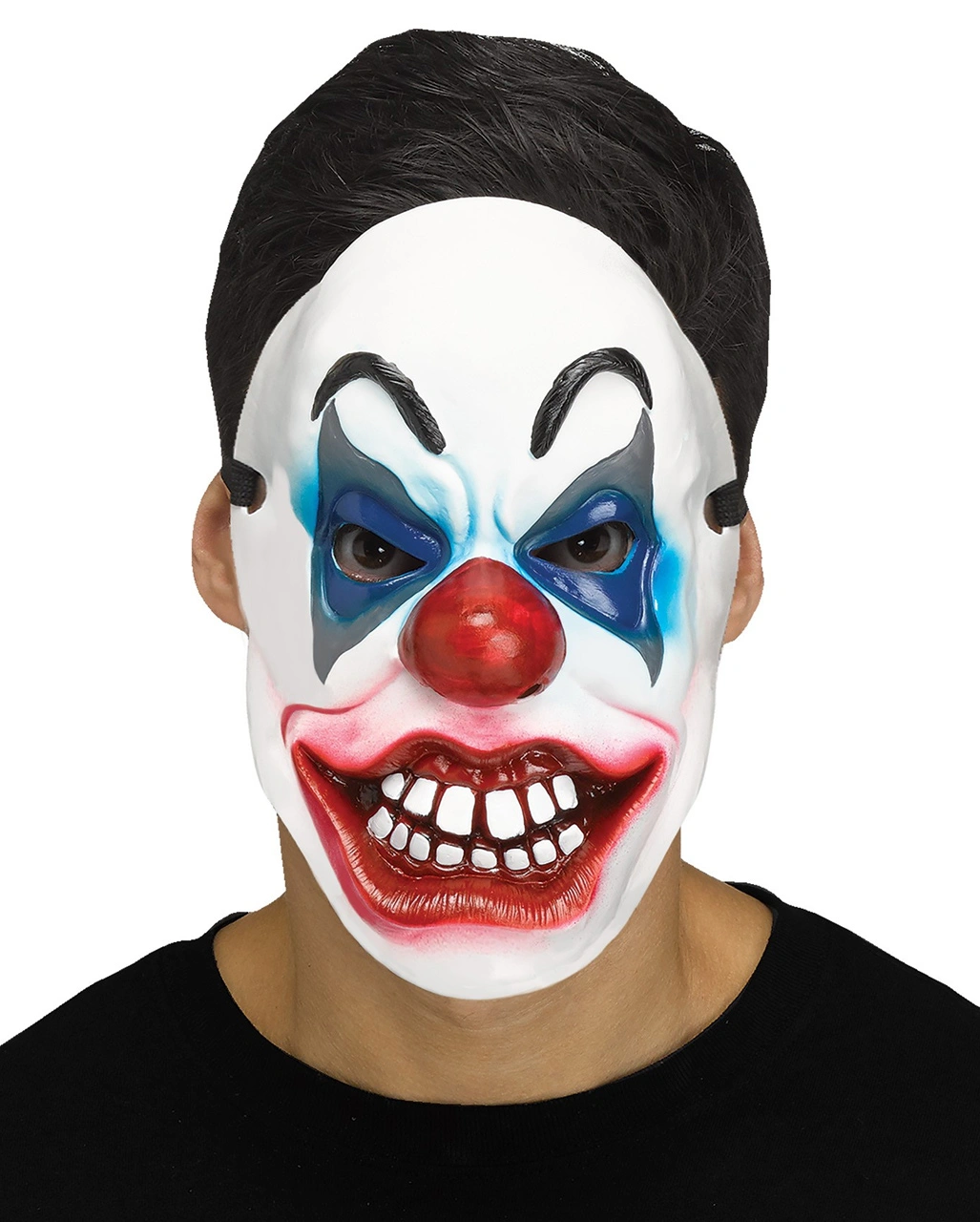 Crazy Clown Halbmaske 3 Crazy Clown Halbmaske