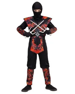 Drachen Ninja Kinderkostüm -Cosplay Verkäufe drachen ninja kinderkostuem dragon ninja child costume faschingskostuem fuer kinder 54508 03