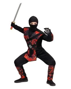 Drachen Ninja Kinderkostüm -Cosplay Verkäufe drachen ninja kinderkostuem dragon ninja child costume faschingskostuem fuer kinder 54508 04