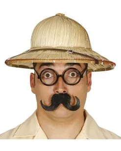 Dschungel Tropen Hut -Cosplay Verkäufe dschungel tropen hut kostuemzubehoer verkleidungsaccessoires faschingshut kostuemhut sombrero explorador 26459 2