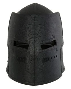 Dunkler Ritter Helm -Cosplay Verkäufe dunkler ritter helm schwarzer ritter helm mittelalter kostuem zubehoer faschingshelm 29304 2