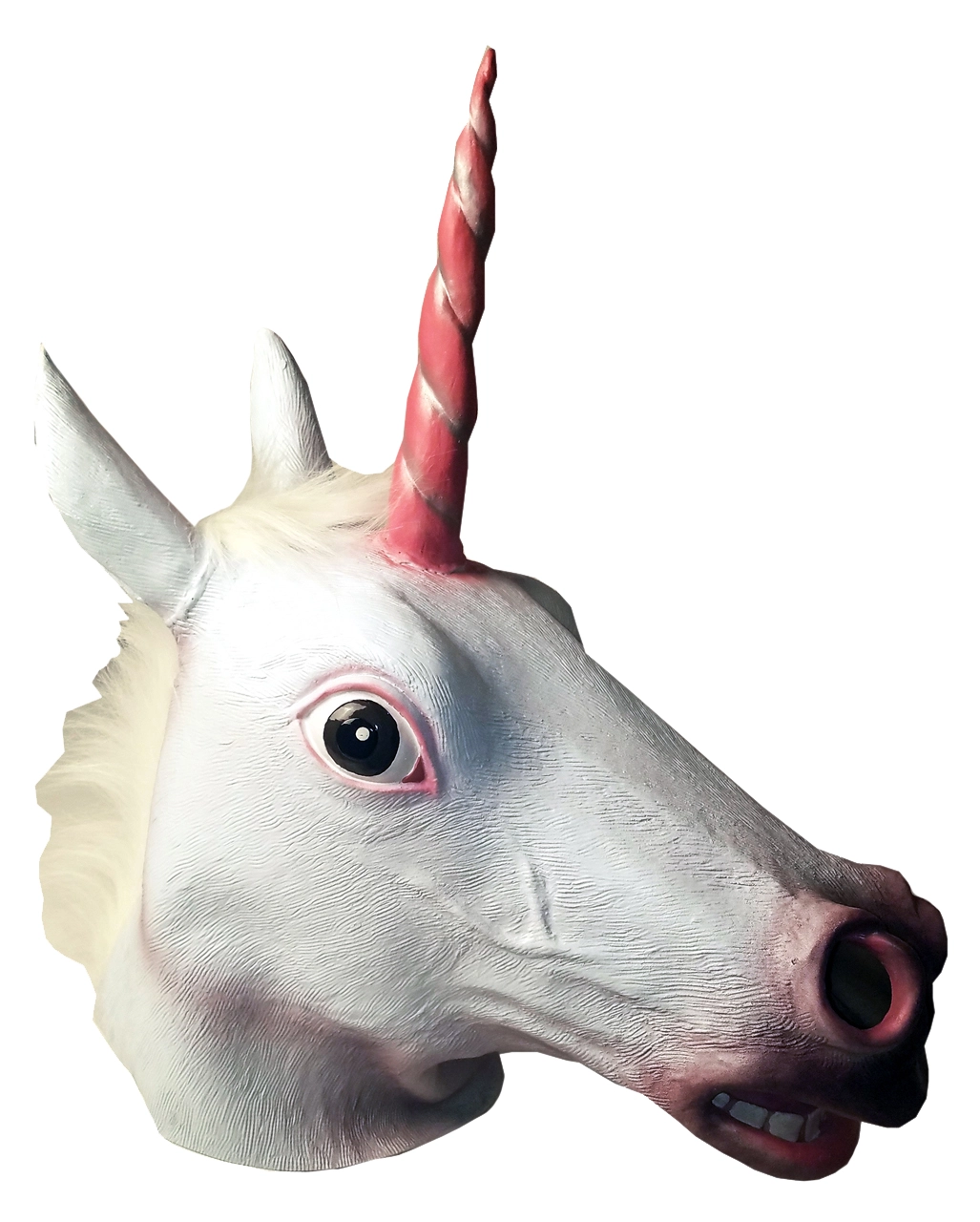 Einhorn Latex Maske Mit Mähne 3 Einhorn Latex Maske Mit Mähne