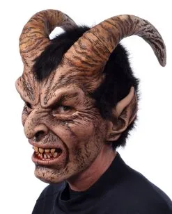 Elegant Devil Maske -Cosplay Verkäufe elegant devil maske mit hoerner satans maske perchten maske devil mask with horns 14233 04