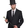 Eleganter Hoher Zylinder Schwarz -Cosplay Verkäufe eleganter extra hoher zylinder schwarz faschingshut karnevalszylinder stovepipe zylinder 28293