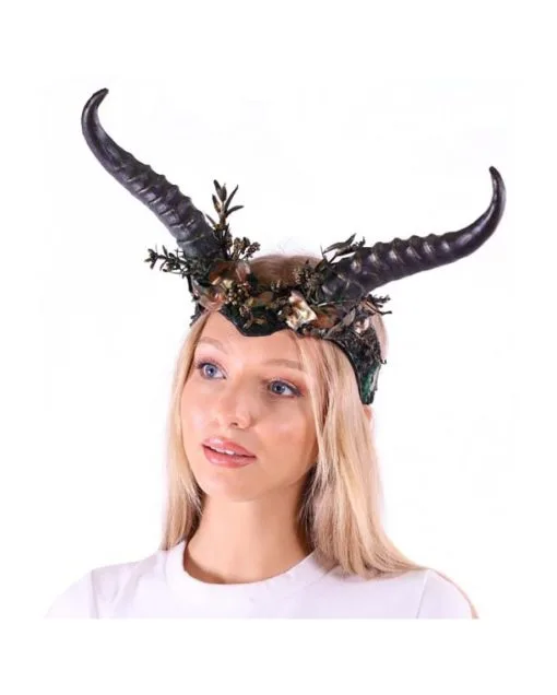 Fantasy Faun Hörner Haarreif 8 Fantasy Faun Hörner Haarreif -Cosplay Verkäufe fantasy faun haarreif hoerner fantasy horns headpiece cosplay accessory faschings und halloween kostuemzubehoer 50522