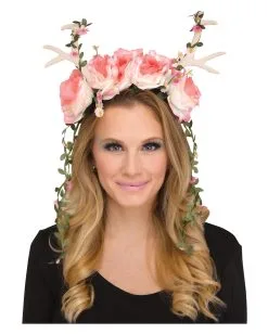 Fantasy Reh Geweih Mit Blumen