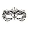 Filigrane Augenmaske Aus Metall Mit Krone Schwarz 2 Filigrane Augenmaske Aus Metall Mit Krone Schwarz -Cosplay Verkäufe filigrane venezianische maske mit steinchen venezianische augenmaske edle faschings maske 25316