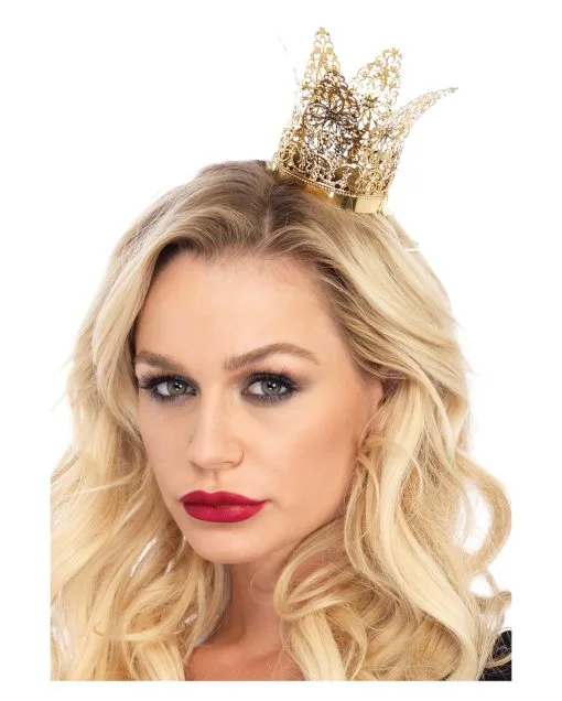 Filligrane Prinzessinnen Krone Golden 7 Filligrane Prinzessinnen Krone Golden -Cosplay Verkäufe filigranes goldkroenchen faschings und halloween kronen und kopfschmuck gold crown headband 38183 2