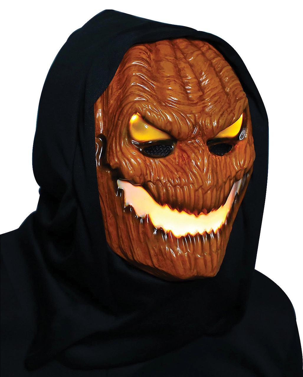 Flammen Kürbis LED Maske 4 Flammen Kürbis LED Maske – Bild 2