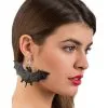 Fledermaus Ohrringe 2 Fledermaus Ohrringe -Cosplay Verkäufe fledermaus ohrringe bat earrings halloween ohrringe kostuemschmuck 12545 01