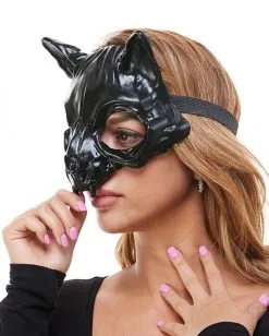 Fledermaus Schädel Halbmaske Schwarz -Cosplay Verkäufe fledermaus totenschaedel halbmaske fledermaus maske halloween maske halloween verkleidung kostuem accessoire 53437 1
