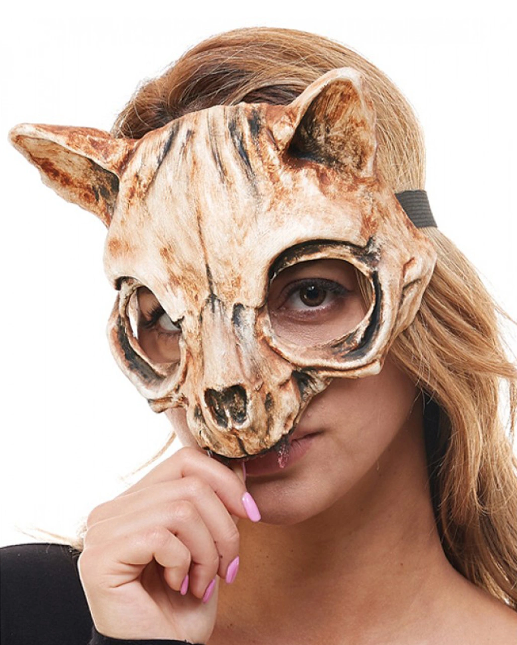 Fledermaus Schädel Halbmaske 4 Fledermaus Schädel Halbmaske – Bild 2