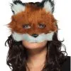 Fuchs Halbmaske Aus Plüsch -Cosplay Verkäufe fuchs halbmaske aus pluesch tiermaske fox mask 28028