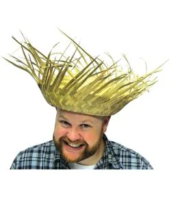 Geflochtener Strohhut Mit Fransen