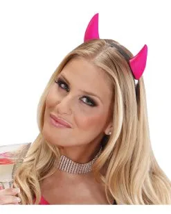 Glitzer Hörner Pink -Cosplay Verkäufe glitzer hoerner pink kleine teufelshoerner pink teufels hrner glitzernd pinke teufels hoerner 21294 02