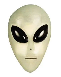 Glow In The Dark Alien Maske