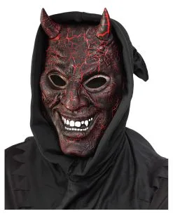 Glühende Teufelsmaske Mit Lichteffekt