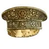 Steampunk Kapitänsmütze Mit Nieten Gold -Cosplay Verkäufe goldener steampunk fischerhut mit nieten und zahnraedern steampunk kostuemzubehoer steampunk kostuemaccessoire 53416