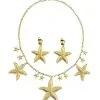 Goldenes Mermaid Schmuck Set Als Kostümzubehör -Cosplay Verkäufe goldenes mermaid schmuck set als kostuemzubehoer 38054