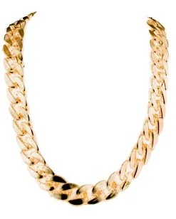 Goldglänzende 90's Panzerkette