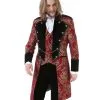 Gothic Aristokrat Herren Mantel Gold Rot -Cosplay Verkäufe gothic aristokrat herrenmantel gold rot brokatmuster gothic aristocrat mens coat gothic mantel 39102