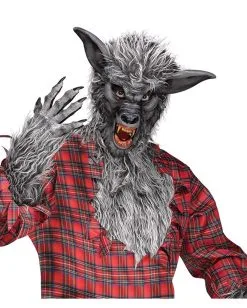Werwolf Kostüm Grau -Cosplay Verkäufe graues werwolf kostuem werwolf costume werwolf maske werwolf handschuhe 14825 03