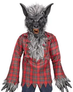 Grauer Werwolf Kinderkostüm -Cosplay Verkäufe graues werwolfs kostuem fuer kinder grey werewolf costume for kids gruseliges halloween kostuem scarry halloween costumes 50909 6