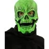 Grüne Totenkopf Maske UV Aktiv -Cosplay Verkäufe gruene totenkopfmaske uv aktiv gruene totenschaedel maske schwarzlicht aktiv 37370 001