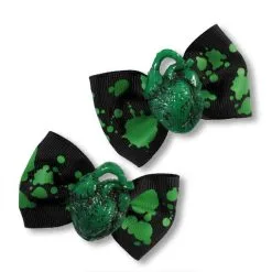 Horror Haarspange Grünes Herz