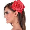Rote Rose Mit Haarklammer