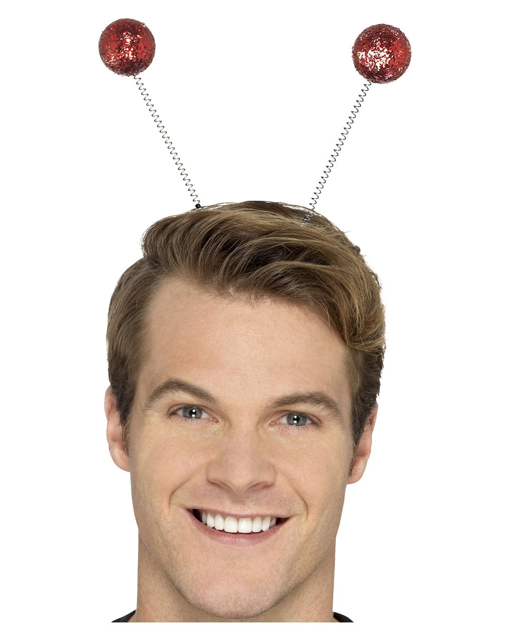 Haarreif Mit Roten Bommeln 4 Haarreif Mit Roten Bommeln – Bild 2